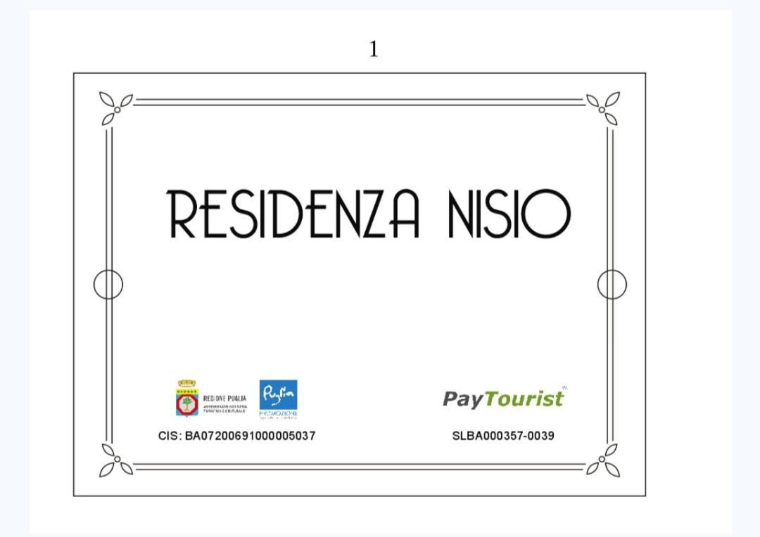 Residenza Nisio Villa Бари Стая снимка